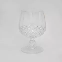 COPA LONCHANG COÑAC D\'ARQUES de cristal transparente con diseño tallado y acabado brillante, ideal para bebidas.
