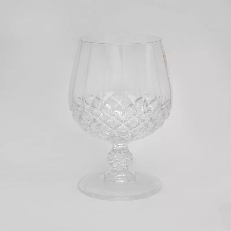 COPA LONCHANG COÑAC D\'ARQUES de cristal transparente con diseño tallado y acabado brillante, ideal para bebidas.