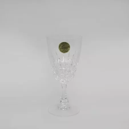 COPA POMPADOUR Nº 5 JEREZ D\'ARQUES de cristal transparente con diseño tallado y base amplia elegante