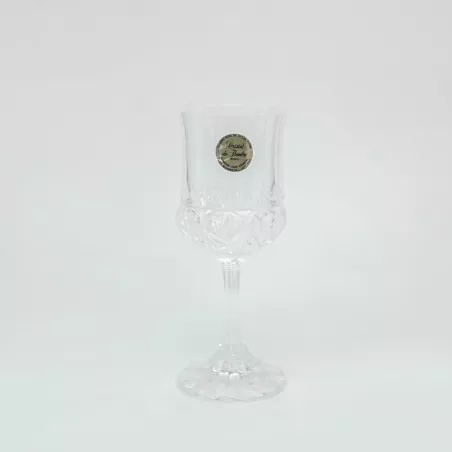 COPA FASCINATION Nº 5 JEREZ D\'ARQUE de cristal transparente con base tallada y diseño elegante para degustación de vino.