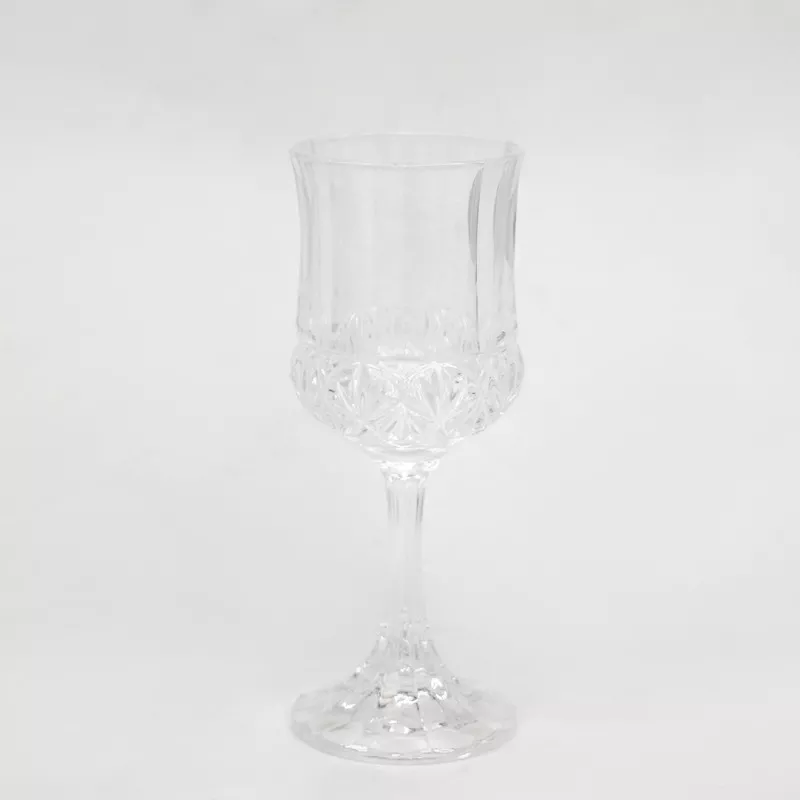 COPA FASCINATION Nº 7 LICOR D\'ARQUE de cristal transparente con diseño tallado y base elegante para licor.