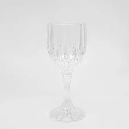 COPA BRETAGNE Nº 3 VINO D\'ARQUES de cristal transparente con diseño tallado y acabado brillante, ideal para ocasiones elegantes