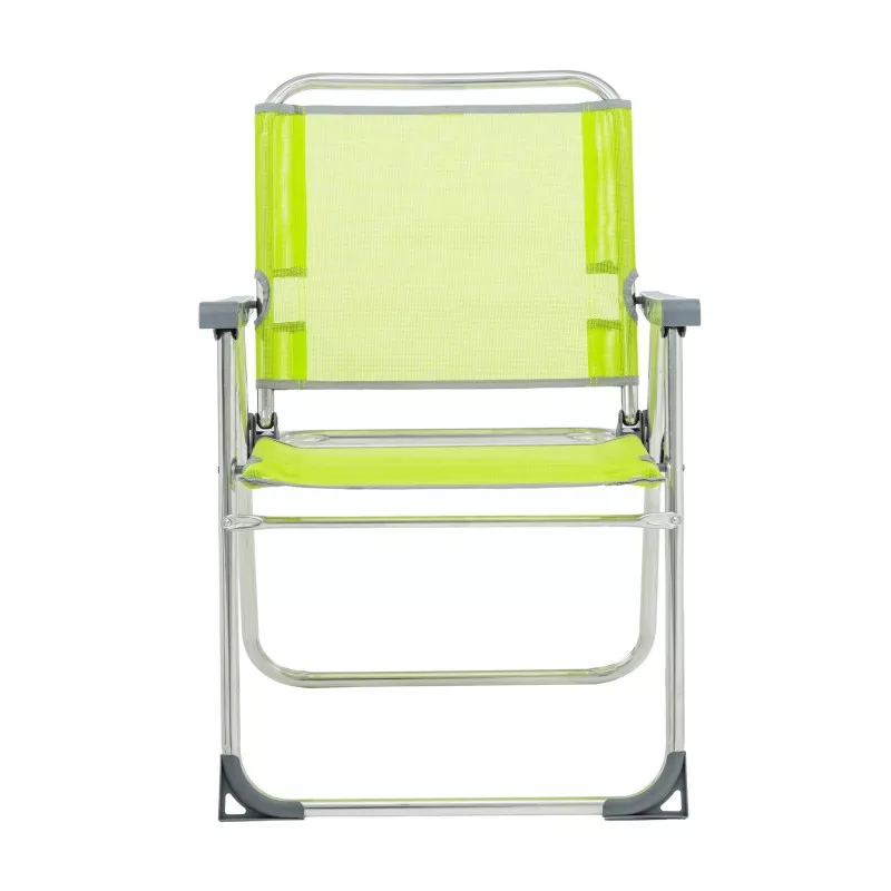 SILLON FIJO 631 ALF-2424 VERDE con estructura de metal, diseño ergonómico y asiento de malla transpirable.