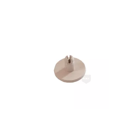 TAPA VISAGRA ENVASADORA ELMA 15120 en color beige, plástico resistente, diseño funcional para sellado eficiente.