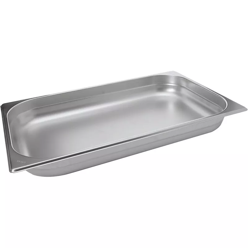 CUBETA GASTRONORM 1/1 53x325x20 RFº 66102 LACOR de acero inoxidable, diseño resistente y fácil de limpiar.