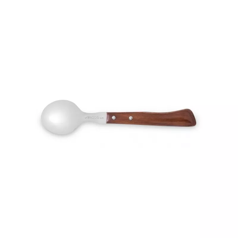 CUCHARA MADERA RFª 371700 ARCOS de acero inoxidable con mango de madera y diseño ergonómico para mayor comodidad