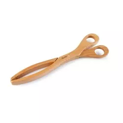 Tijera pinza Ibili 742300 madera con diseño ergonómico, acabado natural y mango redondeado en color claro