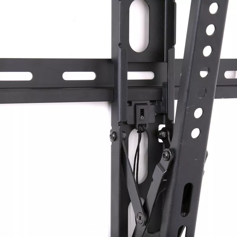 Soporte pared TV inclinable TM Electron TMSLC130M 32-70\" VESA 600x400 color negro con sistema ajustable y robusto.