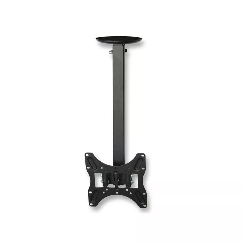 Soporte TV de techo TM Electron TMSLC402 10-37\" VESA 200x200 en color negro con diseño robusto y ajuste fácil.