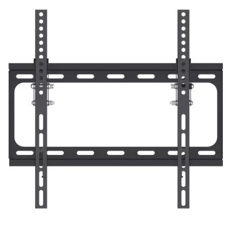 Soporte pared TV inclinable TM Electron TMSLC127S 26-55\" VESA 400x400 en color negro con acabado mate y diseño robusto.