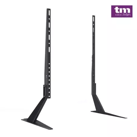 Soporte universal de mesa para TV TM Electron TMSLC422 37-65\" VESA 600x400 en color negro con diseño robusto y acabado mate