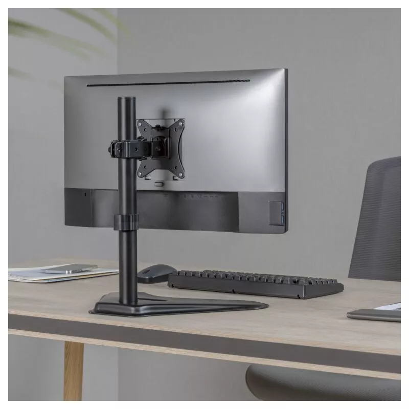 Soporte articulado de mesa para monitor TM Electron TMSLC600 17-32\" en color negro con diseño robusto y ajustable.