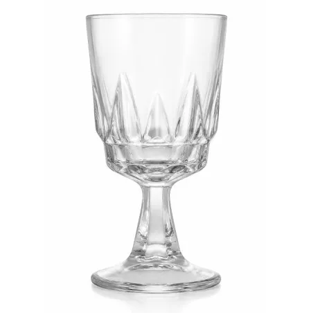 COPA ARTIC 5 JEREZ ARCOROC de vidrio transparente con diseño tallado y base robusta ideal para ocasiones especiales