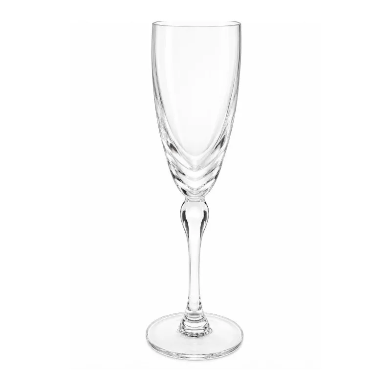 COPA CHATEAONEUF CHAMPAN FLAUTA de cristal transparente con diseño elegante y acabado brillante ideal para celebraciones