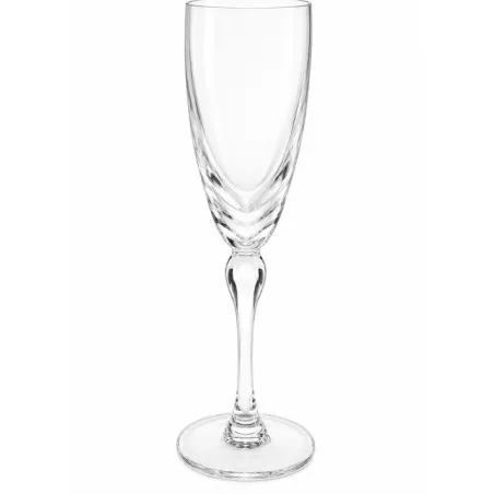 COPA CHATEAONEUF CHAMPAN FLAUTA de cristal transparente con diseño elegante y acabado brillante ideal para celebraciones