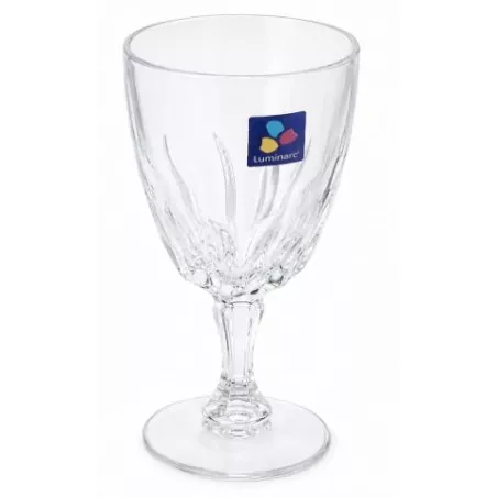 COPA FLAMENCO 5 JEREZ LUMINARC de cristal transparente con diseño clásico y elegante, ideal para vino o agua.
