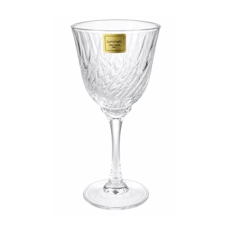 Copa Alize 5 Jerez 12 cl. Luminarc de cristal transparente con diseño estriado y base robusta.