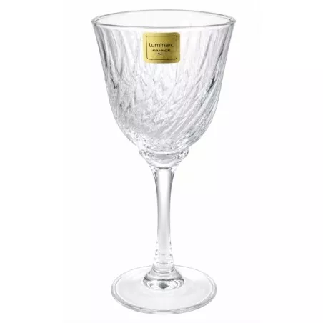 Copa Alize 5 Jerez 12 cl. Luminarc de cristal transparente con diseño estriado y base robusta.