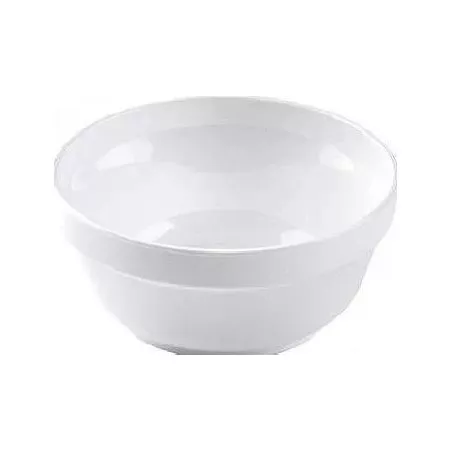 BOLS AMC 10020010032 BCO POLIC. 450CC bol blanco de policarbonato, resistente y ligero, ideal para cocina y presentación.