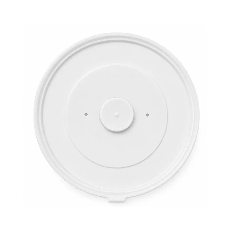 TAPA BOL 17CM AMC 10100170000 TRANSP. RDA, tapa de plástico transparente con diseño circular y acabado liso.