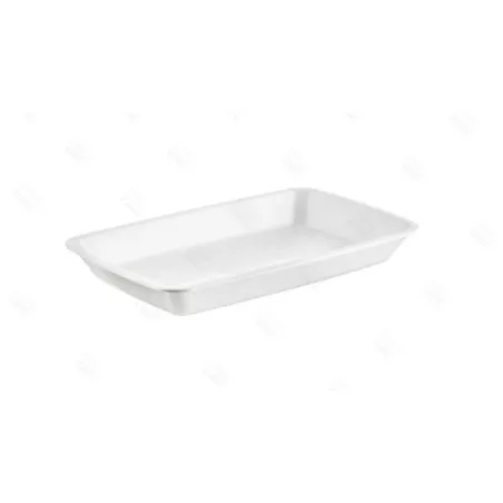 FUENTE RECT. AMC 21 CM 10050210032 BLANCO PC 450CC rectangular de plástico blanco, ideal para servir alimentos o como decoración