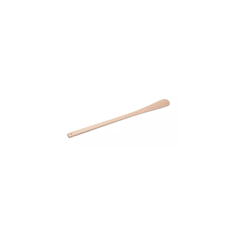 Espátula Inalsa 6134 de madera clara de 100 cm, diseño ergonómico y acabado liso ideal para cocinar.