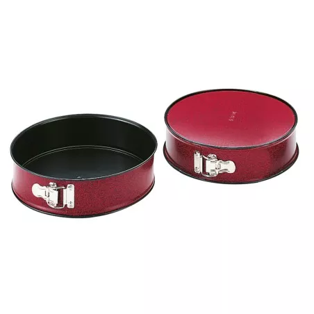 Molde 24 Ibili desmontable Venus 356524 color rojo con acabado antiadherente y diseño de resorte para fácil desmoldeo