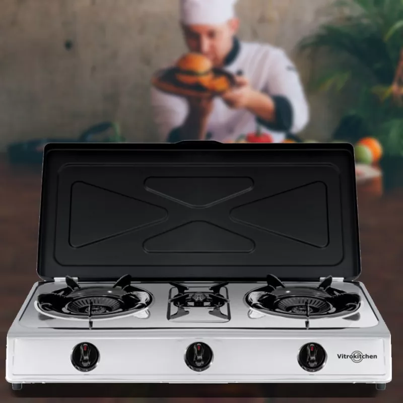 Hornillo de gas Vitrokitchen 360IB – 3 fuegos
