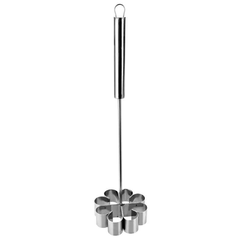 Molde florón Ibili 774350 inox 9 cm de acero inoxidable, diseño floral y mango ergonómico para un uso cómodo.