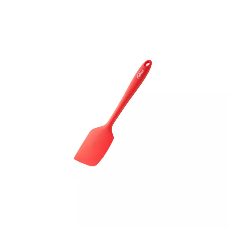 Espátula Inoxibar 35344 silicona roja 21,5 cm con diseño flexible y acabado antiadherente ideal para cocinar.