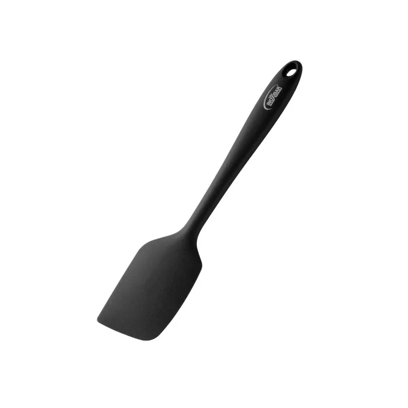 Set 4 utensilios Inoxibar 35391 silicona negra con mango ergonómico, resistente al calor y fácil de limpiar.