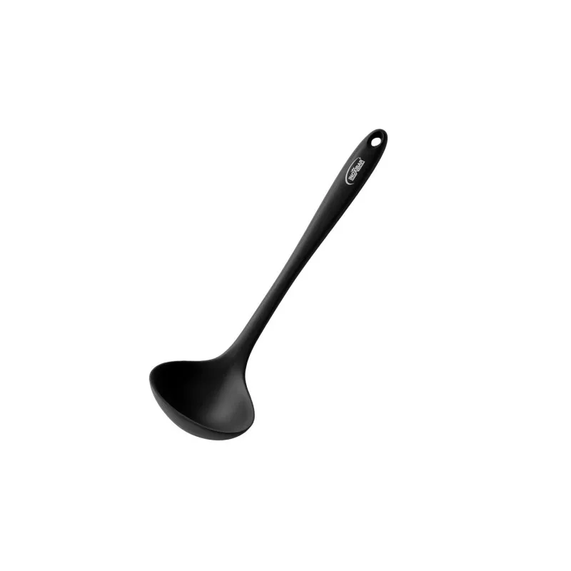 Set 4 utensilios Inoxibar 35391 silicona negra, diseño elegante y funcional, material resistente y antideslizante.