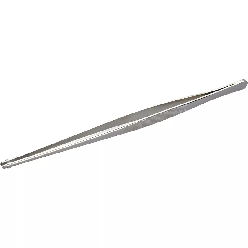 Pinza grill Lacor 62933 inox de acero inoxidable con diseño ergonómico y acabado pulido, ideal para asar.