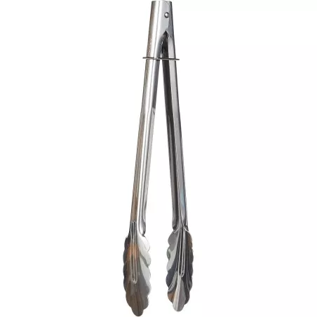 PINZA JUMBO LACOR 62930 de acero inoxidable con puntas scalloped y mango ergonómico para un mejor agarre