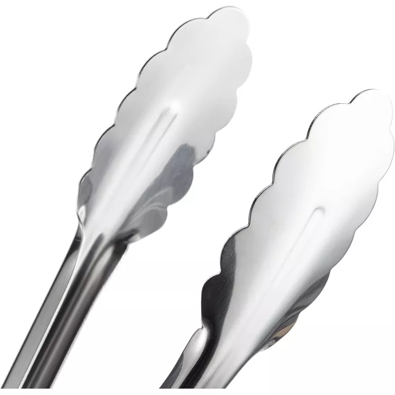 Pinza jumbo Lacor 62930 de acero inoxidable con diseño elegante y acabado pulido.