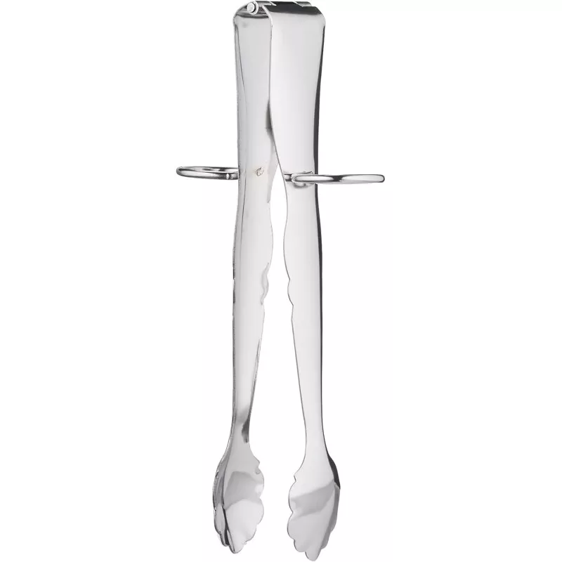 Pinza repostería Lacor 68008 con anilla de acero inoxidable y acabado pulido brillante, diseño ergonómico y funcional.