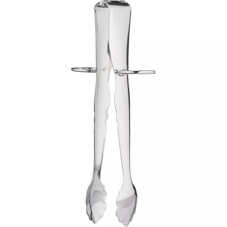 Pinza repostería Lacor 68008 con anilla de acero inoxidable y acabado pulido brillante, diseño ergonómico y funcional.