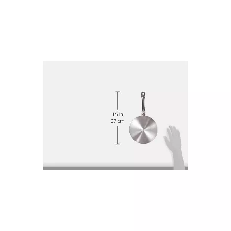 Placa difusora Ibili 703719 inox 19 cm con acabado brillante, material acero inoxidable y diseño moderno.
