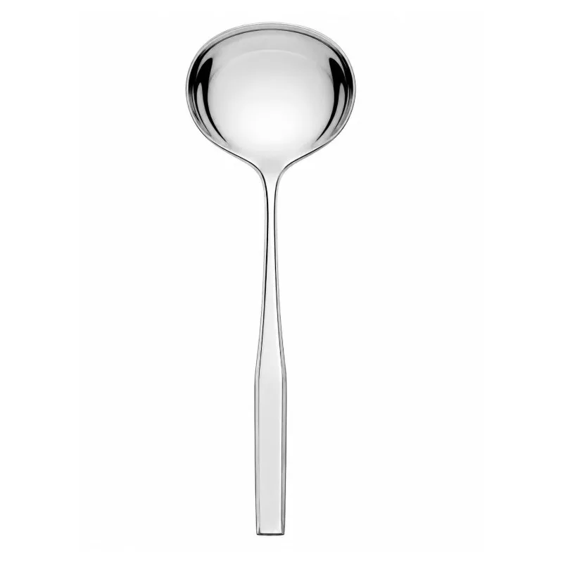 Cazo sopa Jay grafito de acero inoxidable con diseño moderno y acabado pulido, ideal para servir sopas y guisos.
