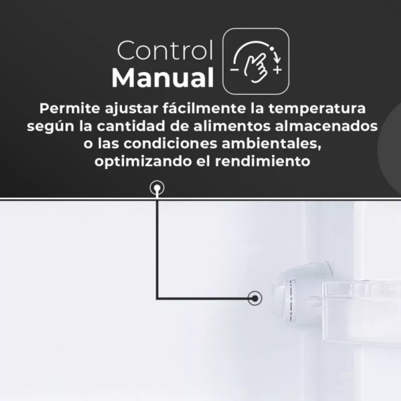 Frigorífico 2 puertas Aspes AF145500F 206L con control manual y acabado blanco, eficiente y práctico para cualquier cocina