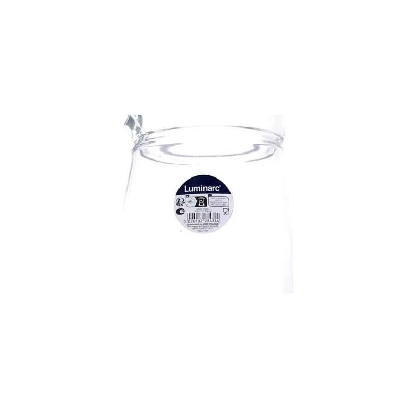 JARRA TIVOLI 2.3 LUMINARC de vidrio transparente con diseño elegante y capacidad ideal para servir bebidas.