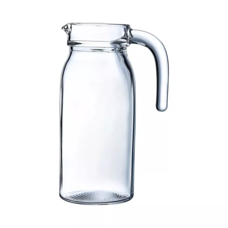 JARRA SPRING ARC 1.L. RFº Q3907 de vidrio transparente con diseño elegante y práctico para servir bebidas