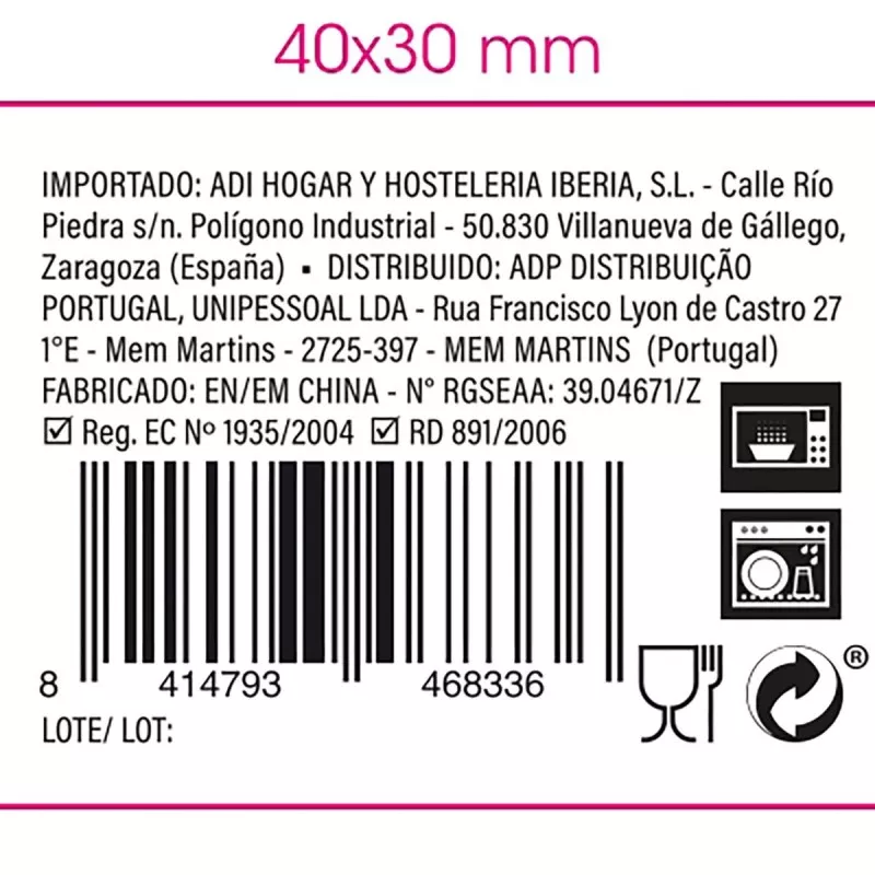 RABANERA 14*11 CM. ENSALADILLA GASTRO FUN 7406026 de diseño moderno, color blanco, apta para uso en hostelería.