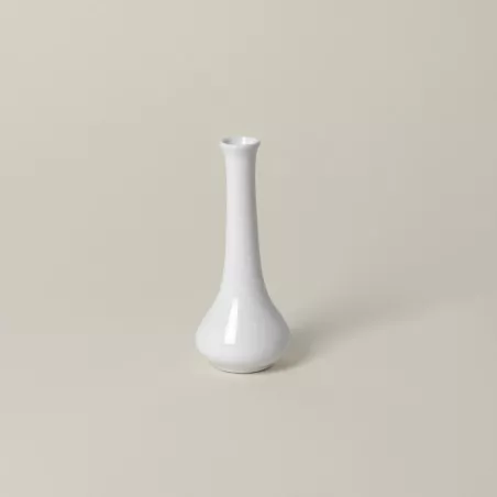 JARRA RIBEIRO 1,250 01S0350 EURODRA de cerámica blanca con diseño elegante y acabado brillante