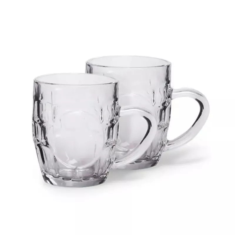 JARRA CERVEZA INGLESA 29 CL. K-2 COK ALAR de vidrio transparente con diseño clásico y mango ergonómico.