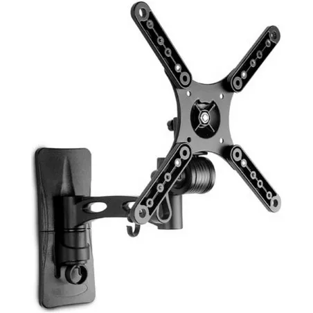 Soporte TM LCD DS Brazo TMSLC272 10\"-32\" de metal negro con diseño articulado y ajuste de inclinación.
