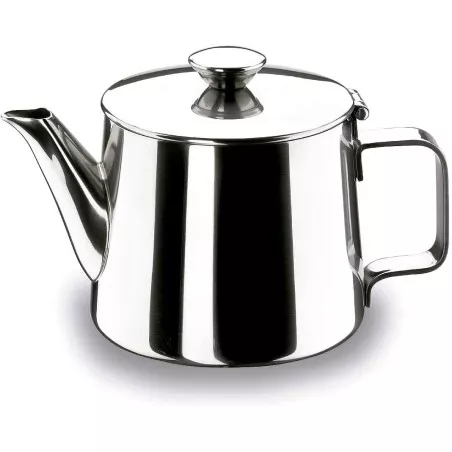 Tetera 0.35 L Lacor 62035 de acero inoxidable con acabado brillante y diseño moderno para preparar infusiones.