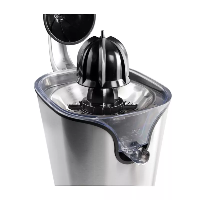 EXPRIMIDOR LACOR RFº 69120 160 W de acero inoxidable con diseño elegante y boca ancha para frutas grandes