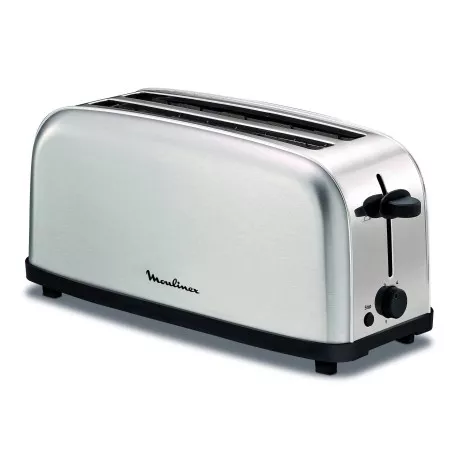 TOSTADOR MOULINEX CLASSIC 2 LS330D11 INOX 1400W en acero inoxidable con dos ranuras y control de tostado ajustable