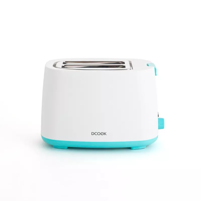 TOSTADOR DOBLE RANURA DCOOK BCO 5426810 blanco y azul con diseño moderno y funcional, ideal para tu cocina.